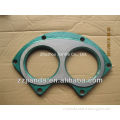 Wear parts for shotcrete pump